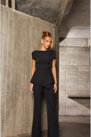 CONJUNTO FABIANE ASSIMÉTRICO ALFAITARIA - PRETO
