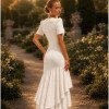 VESTIDO MARISTELA MULLET SAIA DUPLA - BRANCO