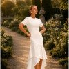 VESTIDO MARISTELA MULLET SAIA DUPLA - BRANCO