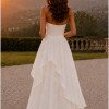 VESTIDO SOFISTIC LONGO T.Q.C. ASSIMÉTRICO ORGANZA - BRANCO
