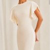 VESTIDO MIDI SENEGAL - OFF WHITE