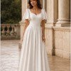 VESTIDO ANA MARIA MANGA SINO - BRANCO