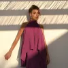 CONJUNTO SIENA BLUSA E SAIA BABADOS - AMORA