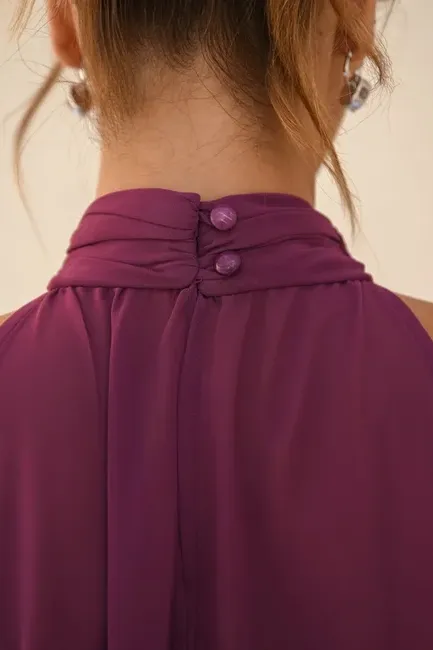 CONJUNTO SIENA BLUSA E SAIA BABADOS - AMORA