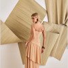 VESTIDO BIA LONGO CAMADAS - BEGE