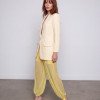 BLAZER SAMANTA ALFAIATARIA PÉROLAS SUMMER - AMARELO