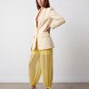 BLAZER SAMANTA ALFAIATARIA PÉROLAS SUMMER - AMARELO