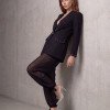 BLAZER SAMANTA ALFAIATARIA PÉROLAS SUMMER - PRETO