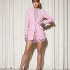 BLAZER SAMANTA ALFAIATARIA PÉROLAS SUMMER - ROSA
