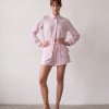 TRIJUNTO VANESSA CAMISA TOP E SHORT PÉROLAS SUMMER - ROSA