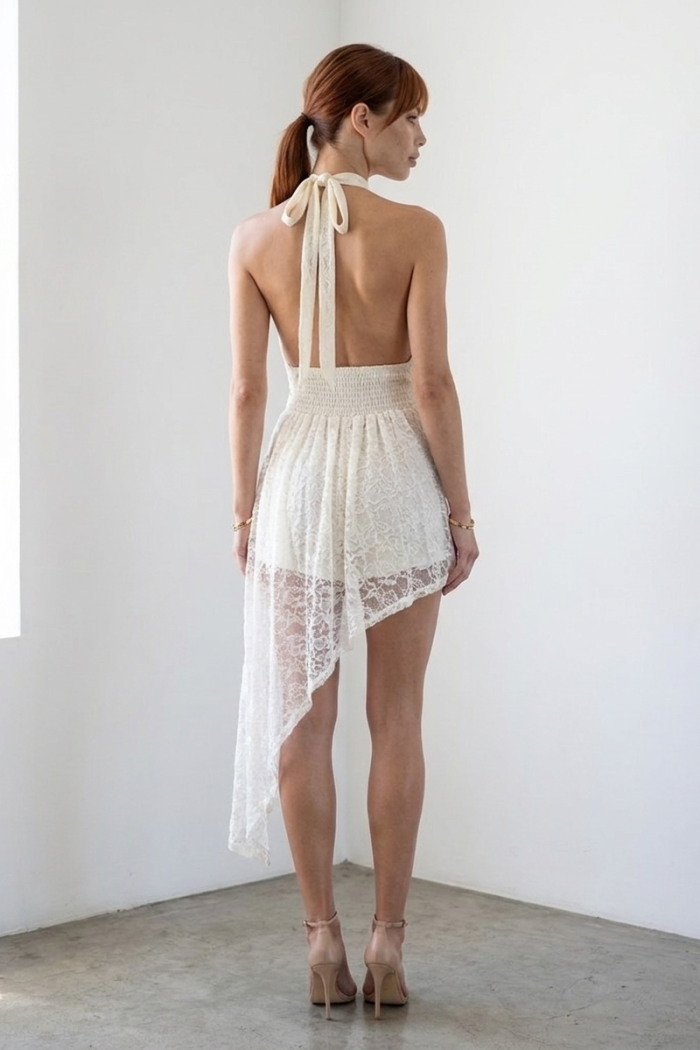 VESTIDO LAUANE RENDA NUANCES - OFF WHITE
