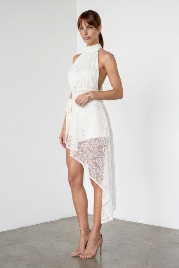 VESTIDO LAUANE RENDA NUANCES - OFF WHITE