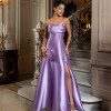 VESTIDO DE FESTA DÁLIA LONGO T.Q.C. ZIBELINE - LAVANDA