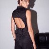 CONJUNTO SABRINA COLETE E SHORT PÉROLAS ATELIER - PRETO