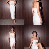 VESTIDO ÁGATA MIDI FIVELA PÉROLAS ATELIER - OFF WHITE
