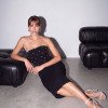 VESTIDO TABATA MIDI PÉROLAS ATELIER - PRETO