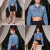 SHORT SAIA CURTO CHIFON MYSTIC - PRETO