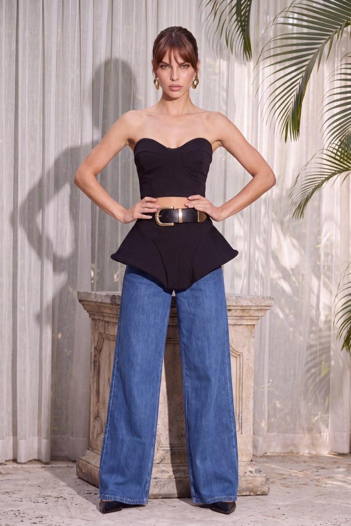 CALÇA JEANS DIANA BASIC ATELIER - AZUL
