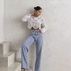 CALÇA JEANS PÉROLAS SUMMER BOHO - LAVAGEM CLARA