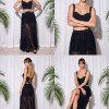 SAIA LONGA ELISA RENDA FINESSE - PRETO