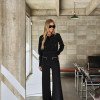 CONJUNTO LIVERPOOL ALFAIATARIA TEXTURIZADA - PRETO