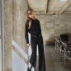 CONJUNTO LIVERPOOL ALFAIATARIA TEXTURIZADA - PRETO