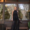 CONJUNTO JASMIN RENDA AVELUDADO - PRETO
