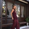 CONJUNTO JASMIN RENDA AVELUDADO - MARSALA