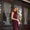 CONJUNTO JASMIN RENDA AVELUDADO - MARSALA