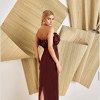 VESTIDO COPENHAGUE TUBINHO BUSTO LEQUE - VINHO