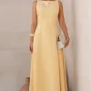VESTIDO ELIZA LONGO MILANO - AMARELO