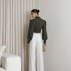 CALÇA ALICE ALFAIATARIA 2 BOTÕES - OFF WHITE