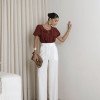CALÇA ALICE ALFAIATARIA 2 BOTÕES - OFF WHITE