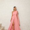 VESTIDO LONGO FENDA ROBERTA - ROSÉ