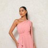 VESTIDO LONGO FENDA ROBERTA - ROSÉ