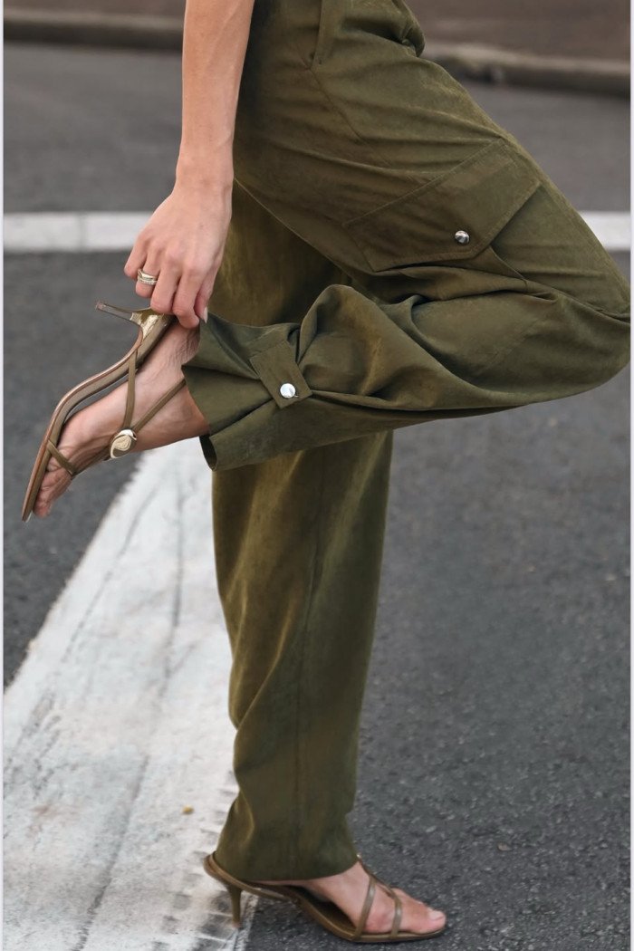 CALÇA NOVA ZELÂNDIA CARGO CUPRO - VERDE MILITAR