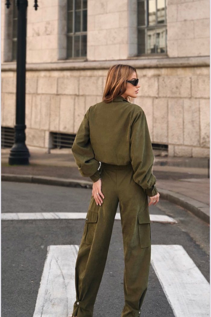CALÇA NOVA ZELÂNDIA CARGO CUPRO - VERDE MILITAR