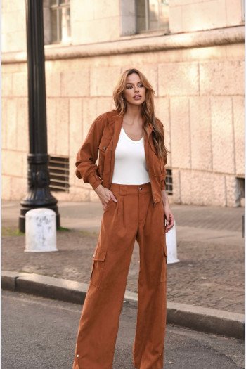 CALÇA NOVA ZELÂNDIA CARGO CUPRO - CARAMELO