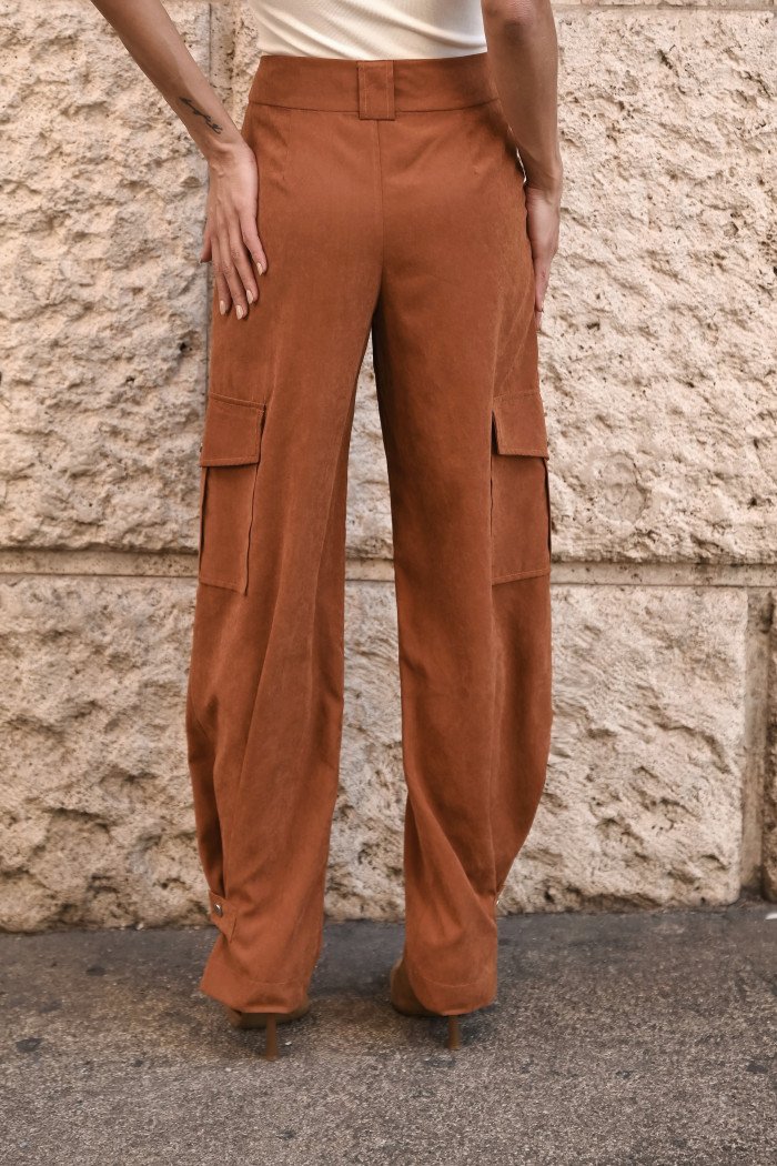 CALÇA NOVA ZELÂNDIA CARGO CUPRO - CARAMELO