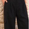 CALÇA NOVA ZELÂNDIA CARGO CUPRO - PRETO