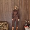 JAQUETA JUJU BOMBER SUEDE - MARROM