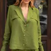 CONJUNTO LUANA ALFAIATARIA - VERDE OLIVA