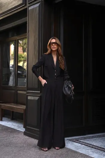 CONJUNTO LUANA ALFAIATARIA - PRETO