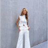 CONJUNTO ALICE SARJA - OFF WHITE