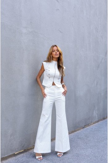 CONJUNTO ALICE SARJA - OFF WHITE