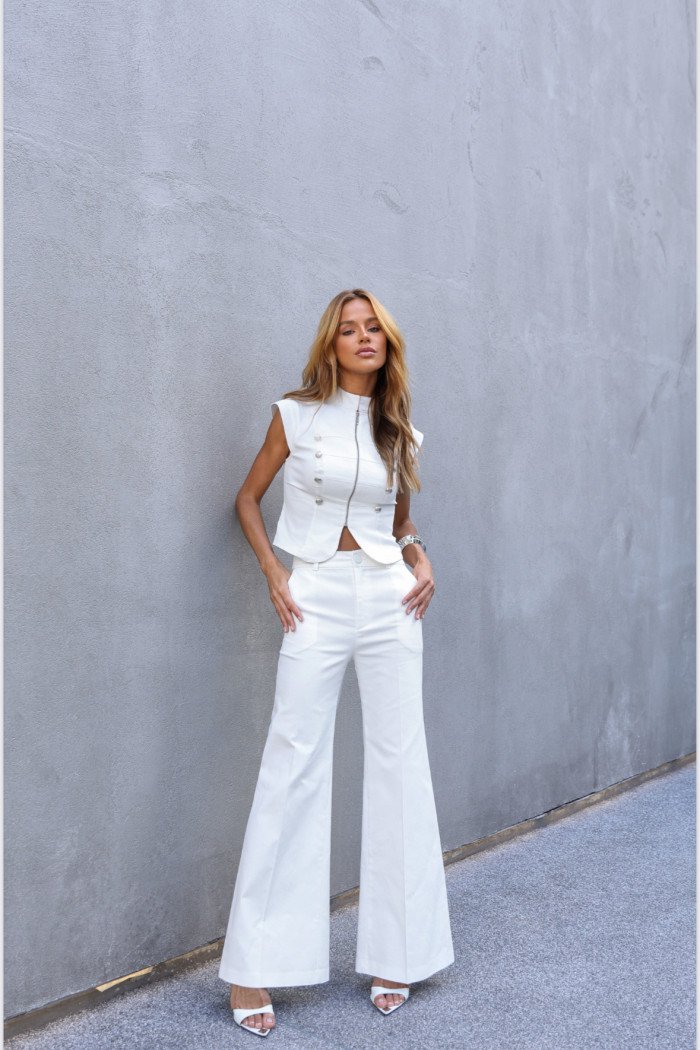 CONJUNTO ALICE SARJA - OFF WHITE