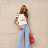 CALÇA BIRMINGHAM JEANS FLARE - AZUL CLARO