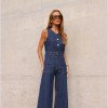 CALÇA BERLIM JEANS BOLSOS - AZUL