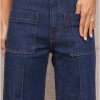 CALÇA BERLIM JEANS BOLSOS - AZUL