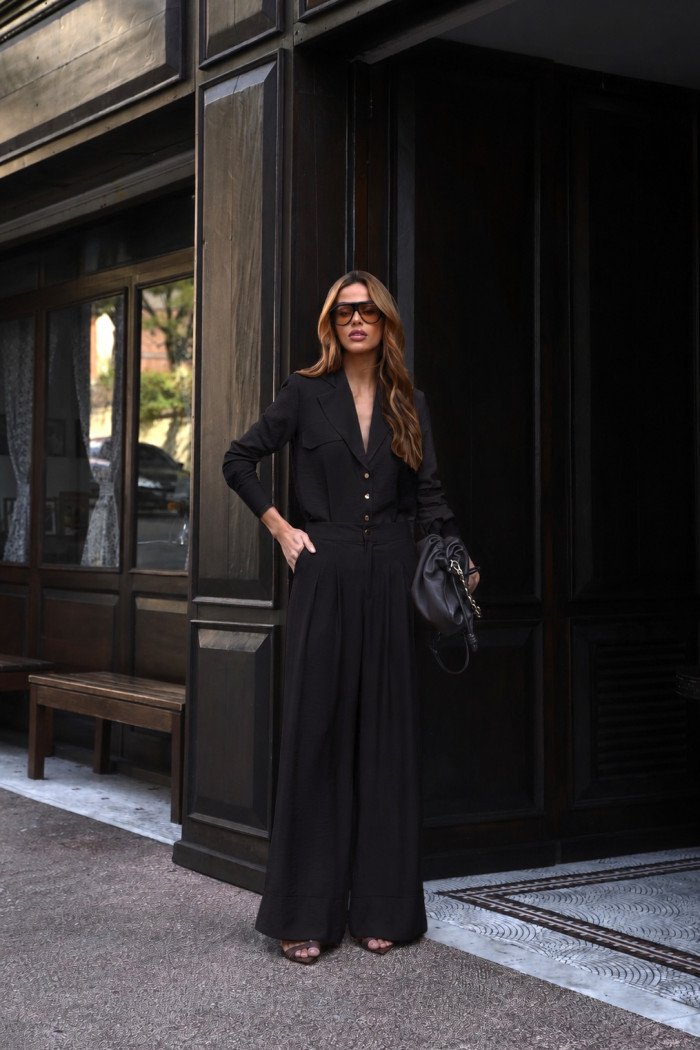 CONJUNTO LUANA ALFAIATARIA - PRETO